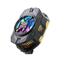 Black Shark FunCooler 4 Pro Phone Cooling Heatsink Fan Type C RGB Better Gaming Fun Phone BlackShark Fun Cooler for ios iphones Android  - Black